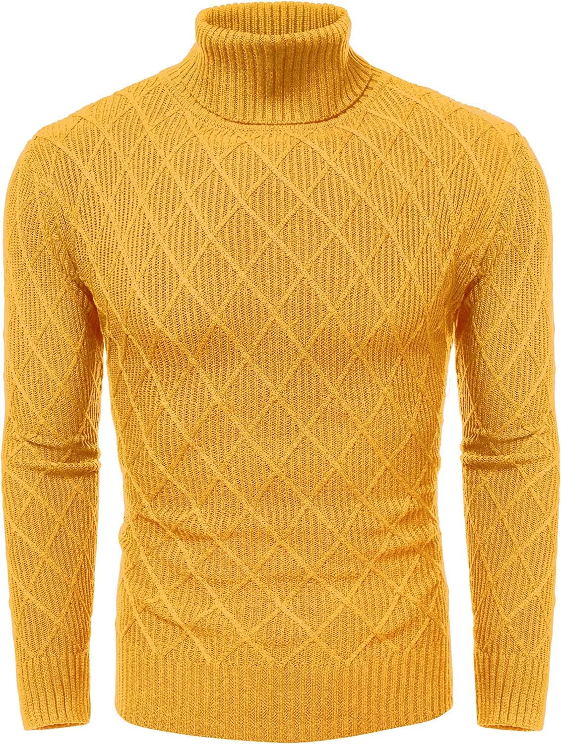 Slim Fit Dick Baumwolle Pullover Rollkragen Pullover