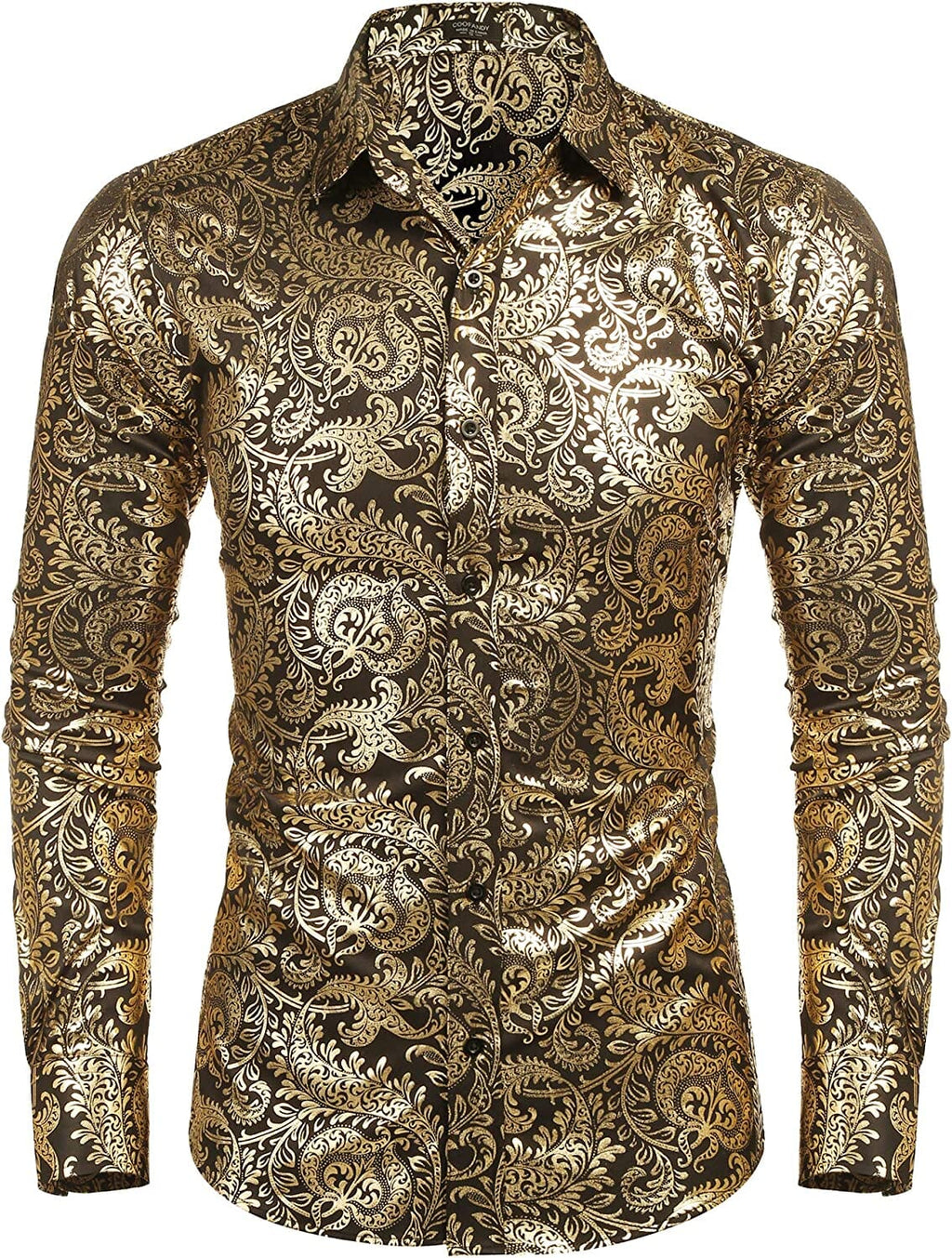 Luxus Design Blumen Dress Hemd