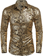 Luxus Design Blumen Dress Hemd