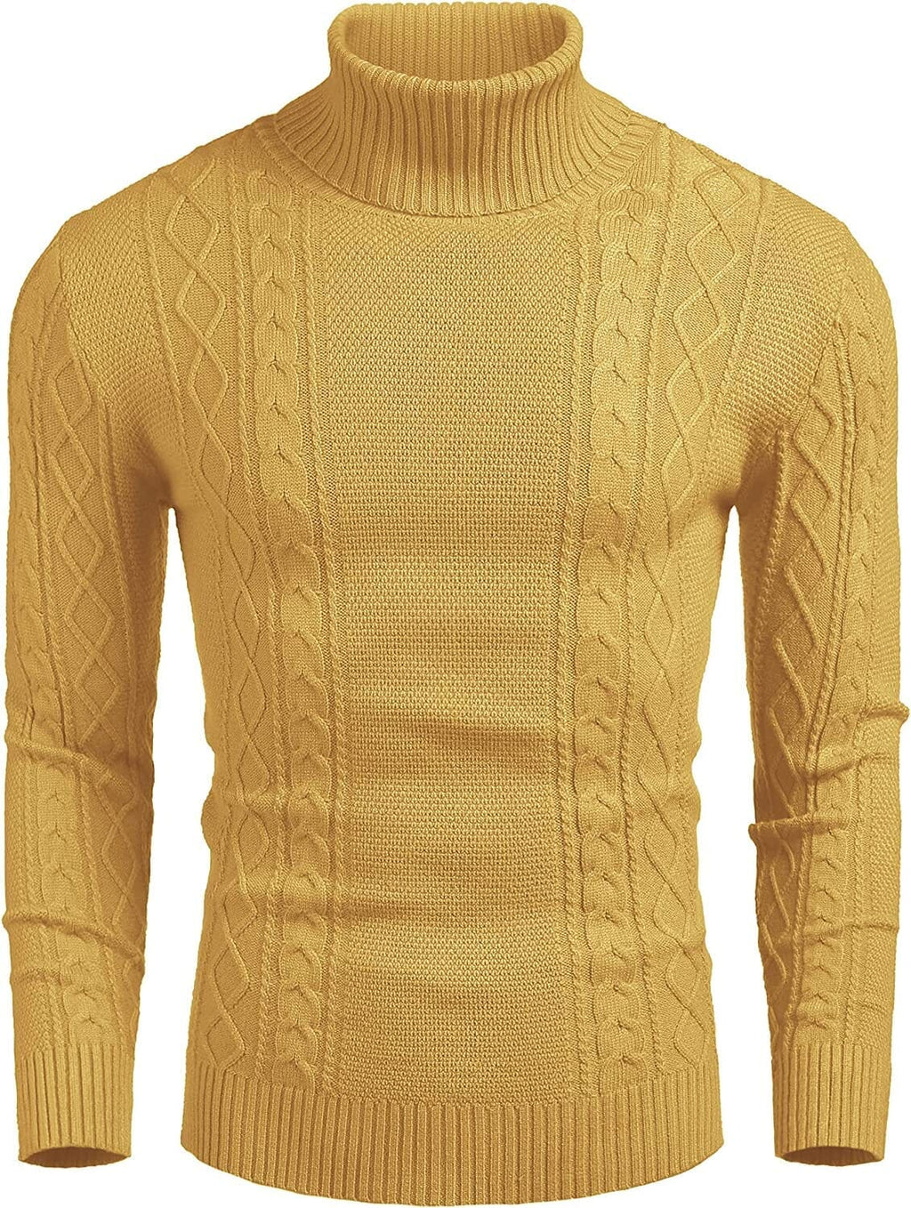Rollkragen Casual Cable Strick Pullover Pullover