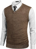 Uni V-Neck Sleeveless Strick Weste