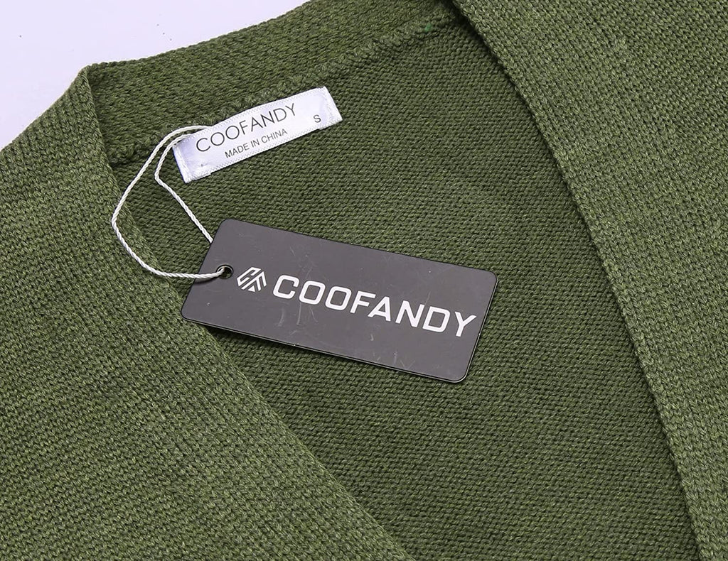 V Neck Lightweight Knopf Down Strick Pullover