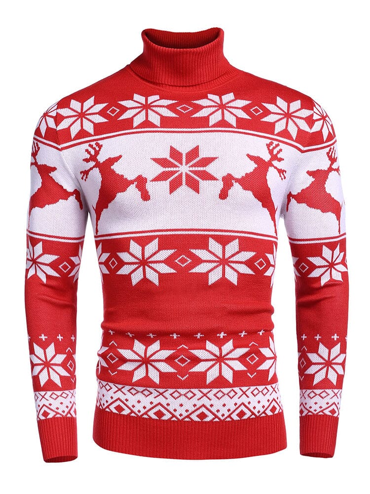 Slim Fit Rollkragen Twisted Pullover