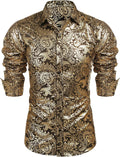 Luxus Design Blumen Dress Hemd