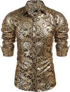 Luxus Design Blumen Dress Hemd