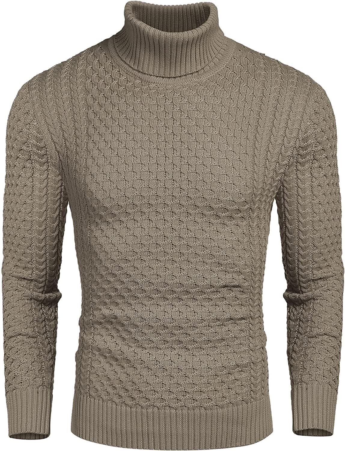 Slim Fit Rollkragen Twisted Pullover