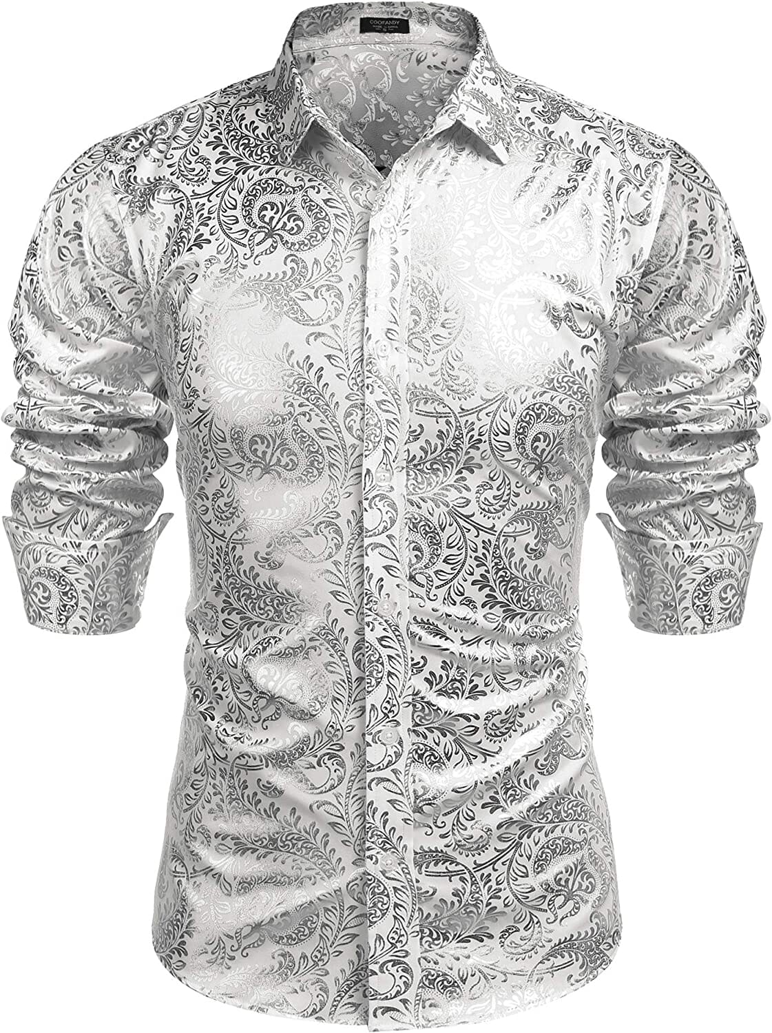 Luxus Design Blumen Dress Hemd