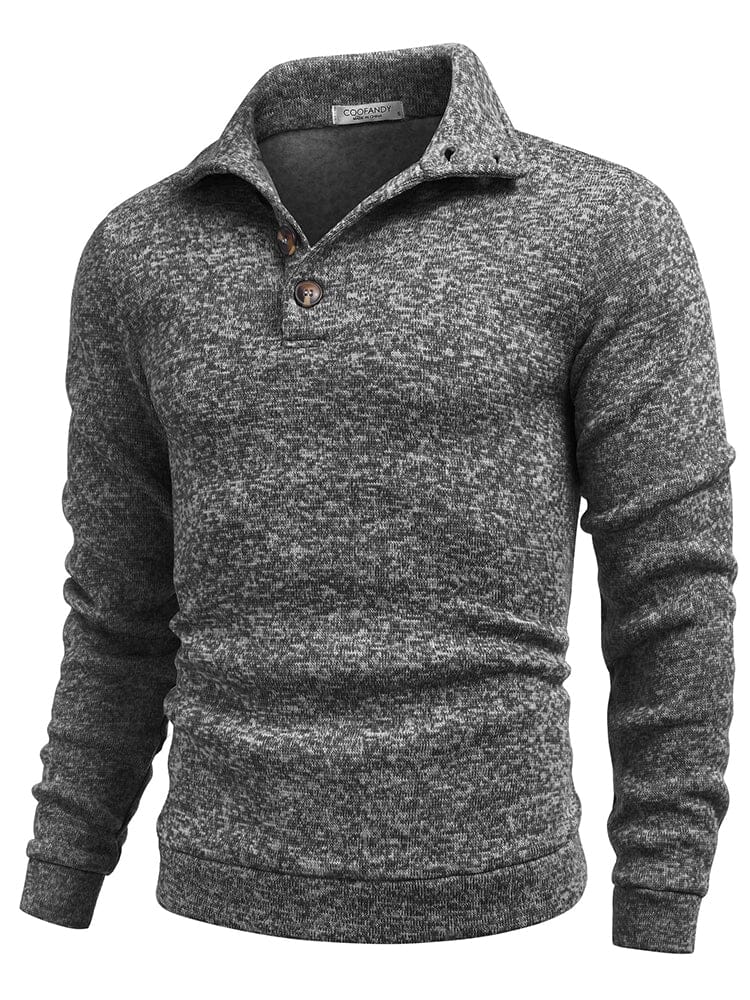 Casual Thermal Texured Strick Sweatshirt