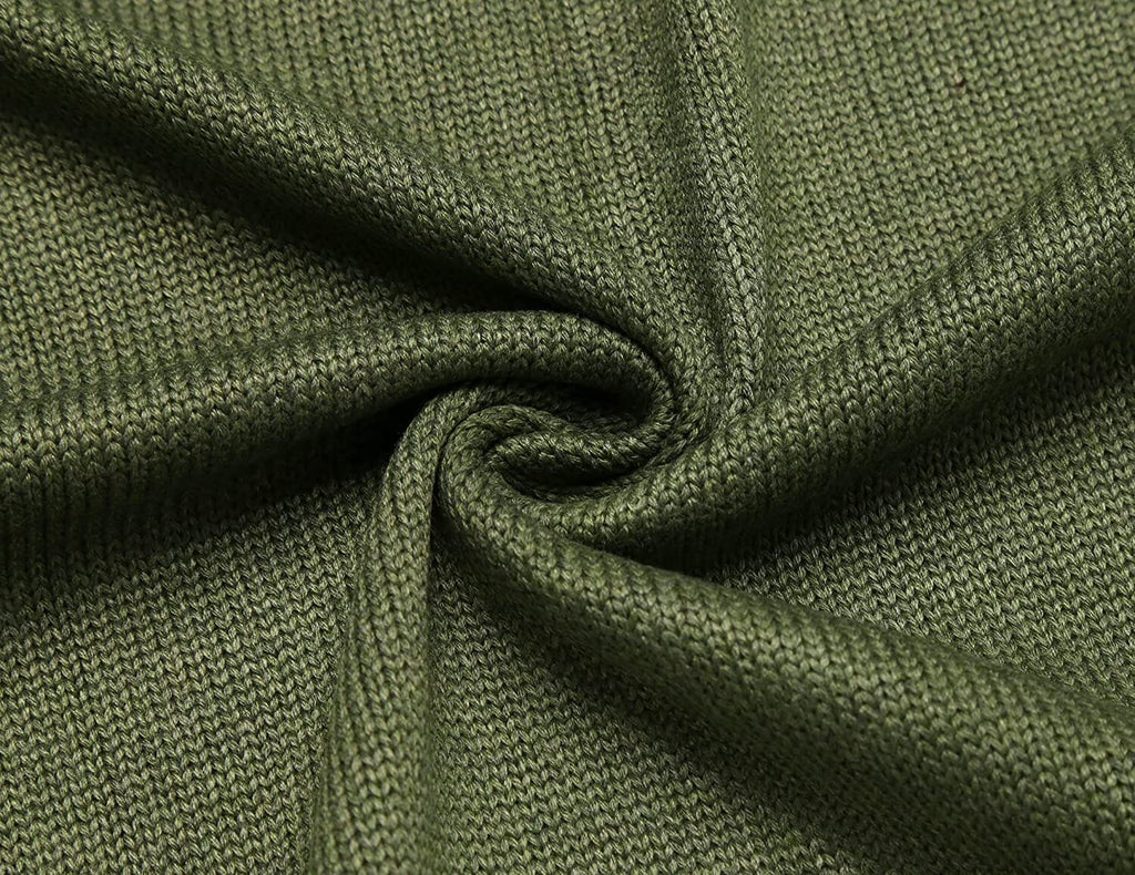 V Neck Lightweight Knopf Down Strick Pullover