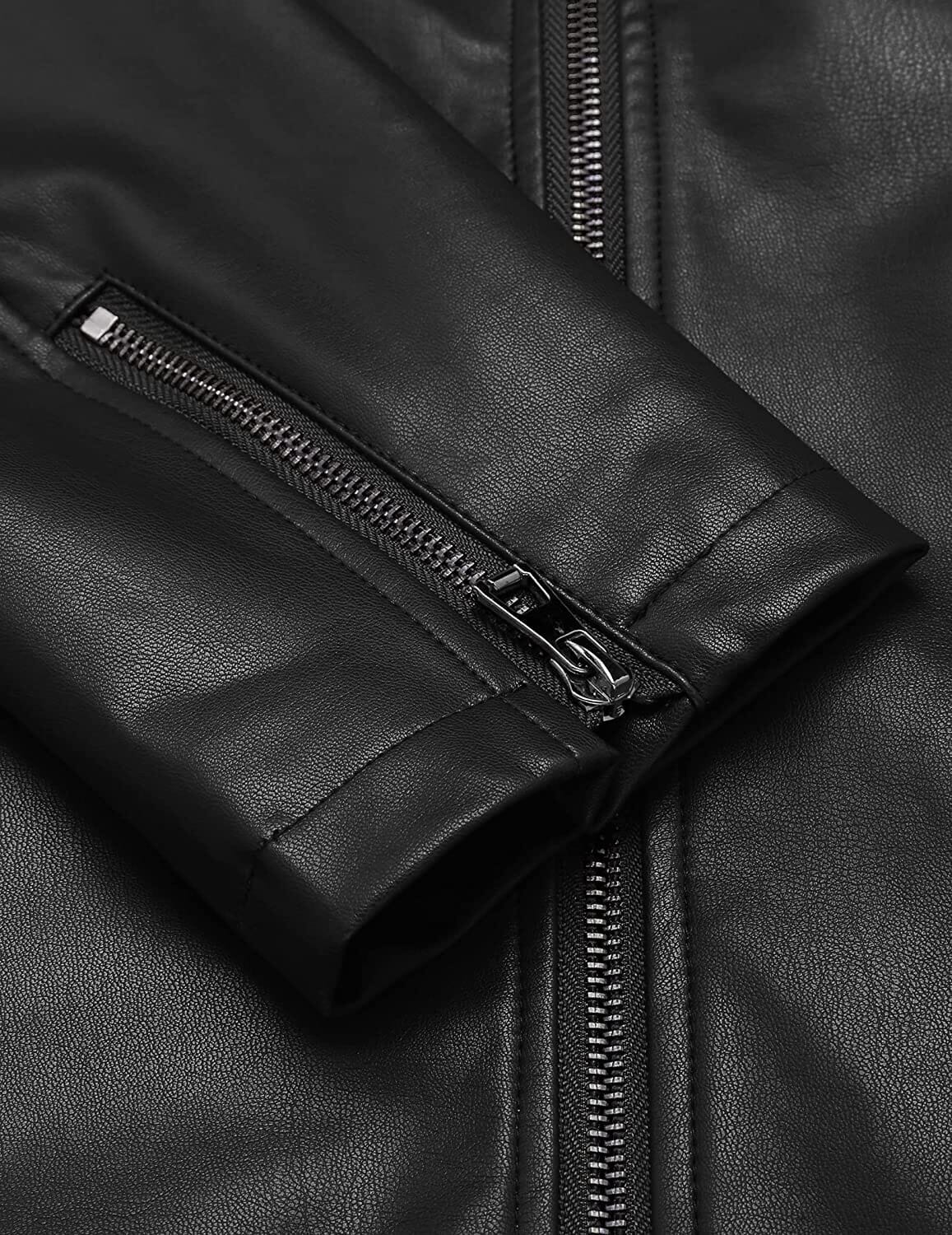 Motorcycle Leather Lightweight Jacke Mantel
