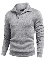 Casual Thermal Texured Strick Sweatshirt