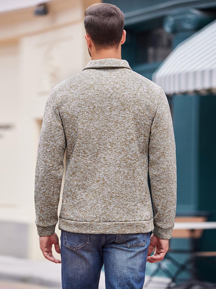 Casual Thermal Texured Strick Sweatshirt