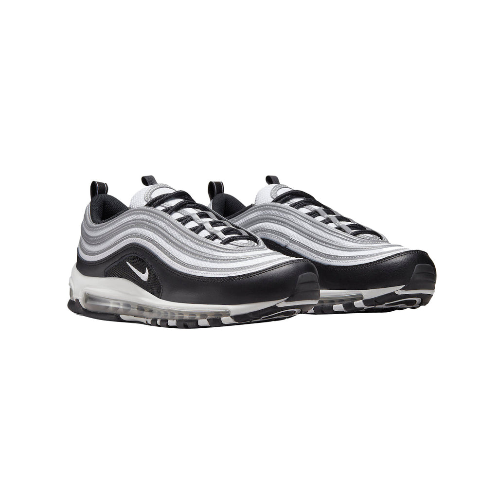 Nike Air Max 97 Weiß Schwarz Silber Metallico Herren Sneaker Modern