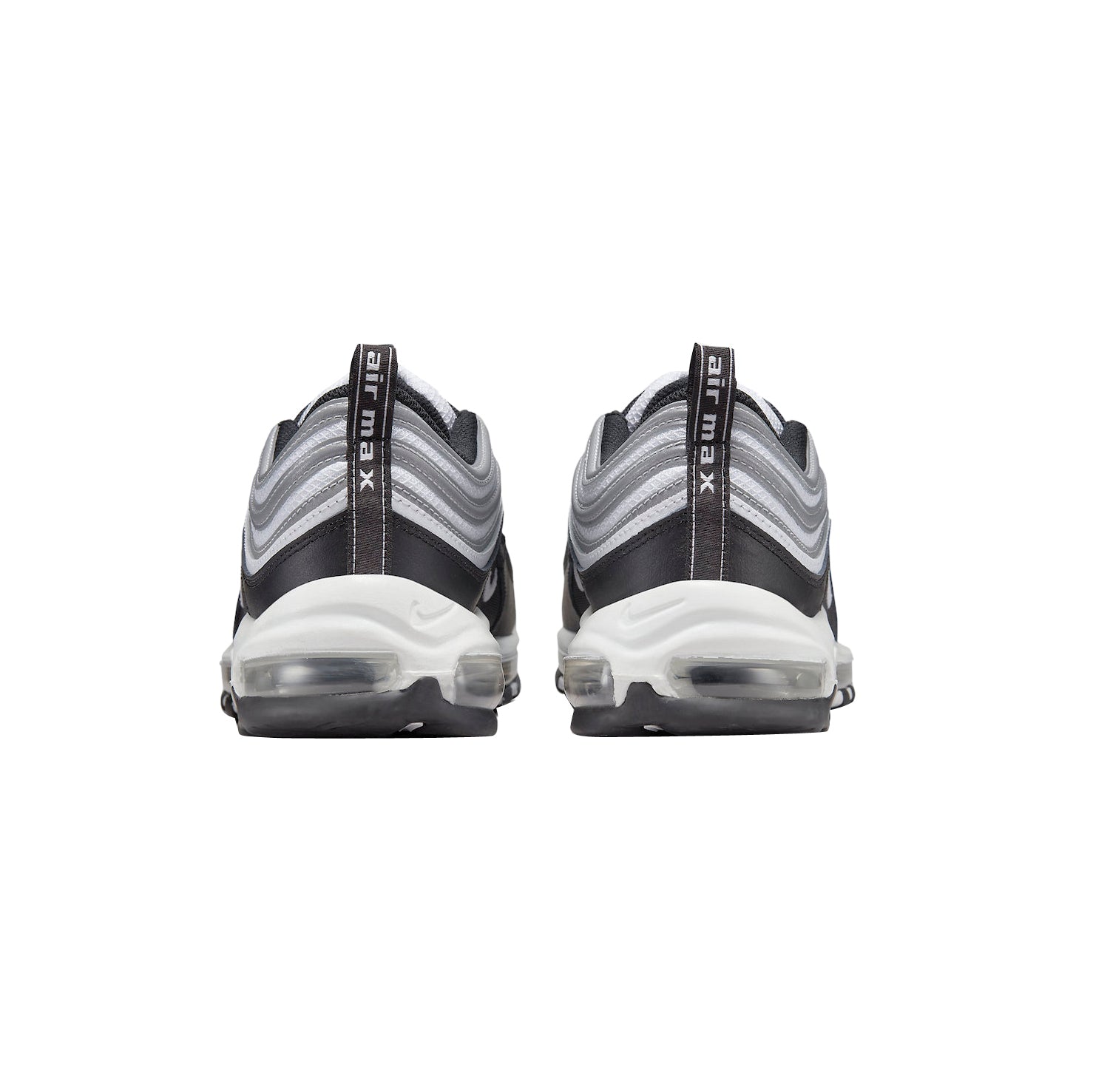 Nike Air Max 97 Weiß Schwarz Silber Metallico Herren Sneaker Modern