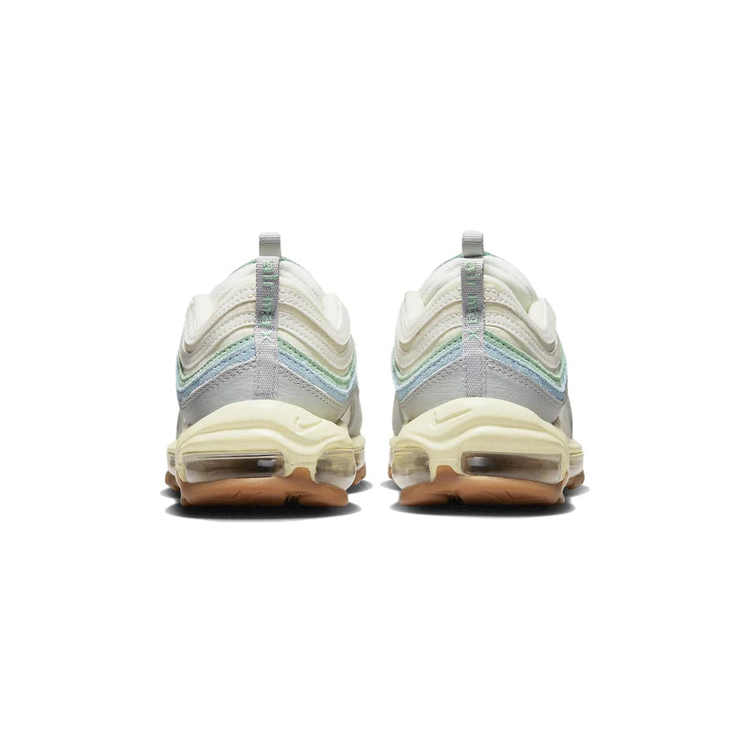 Nike Air Max 97 Grün Enamel Sail Blau Worn Herren Sneaker Elegant