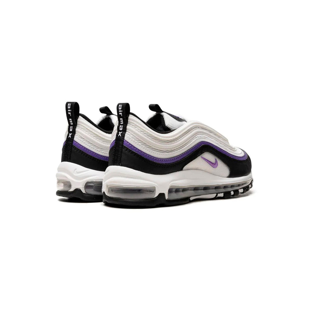Nike Air Max 97 Weiß Schwarz Violett Action Grape Herren Sneaker