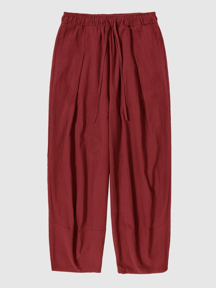 Casual bloomers Leinen Hose