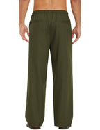 Leinen Stil Lockere Waist Yoga Hose