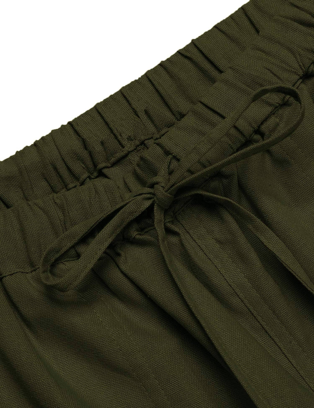 Leinen Stil Lockere Waist Yoga Hose