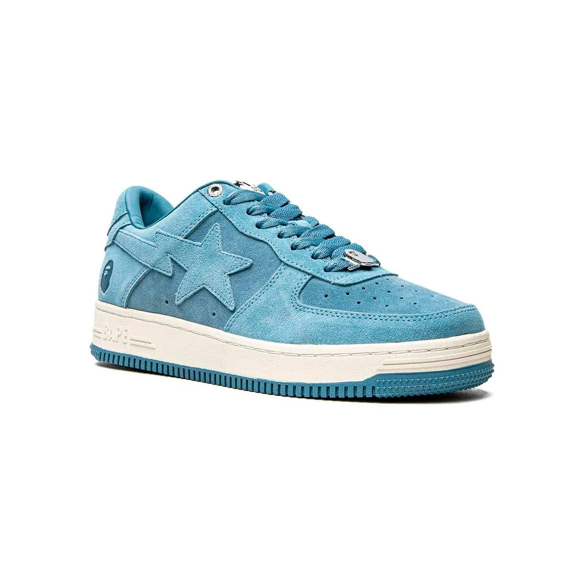 Sneaker A Bathing Ape SK8 STA Low M2 Hellblau Scamosciato