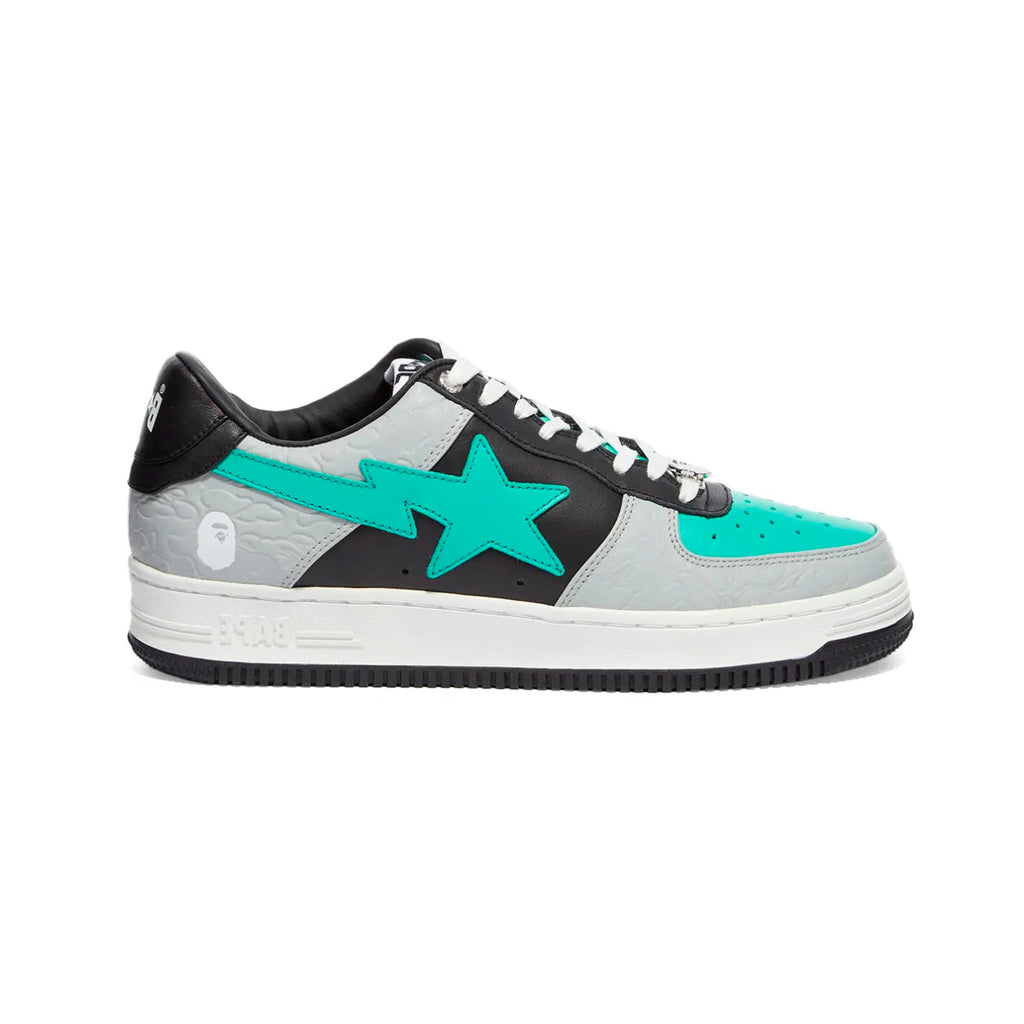 Sneaker A Bathing Ape STA Low Grau Schwarz Türkis