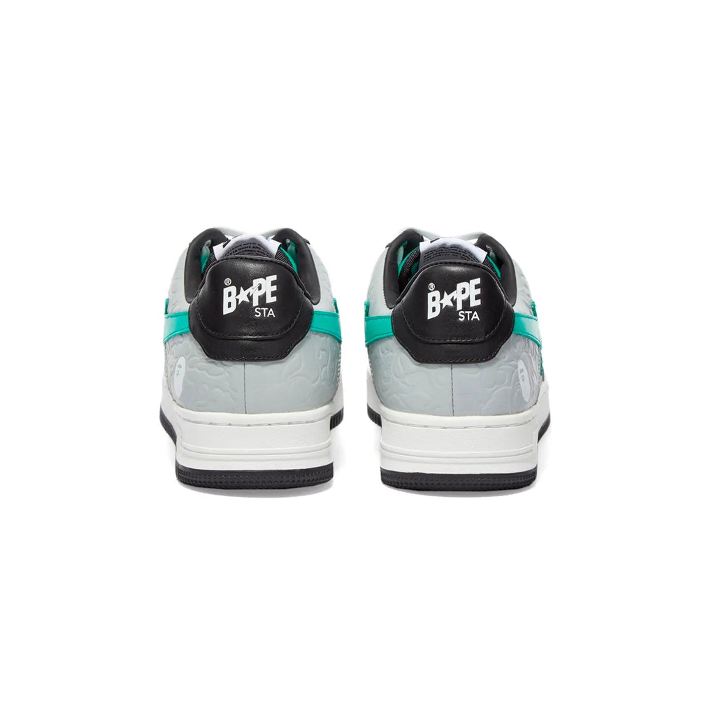 Sneaker A Bathing Ape STA Low Grau Schwarz Türkis