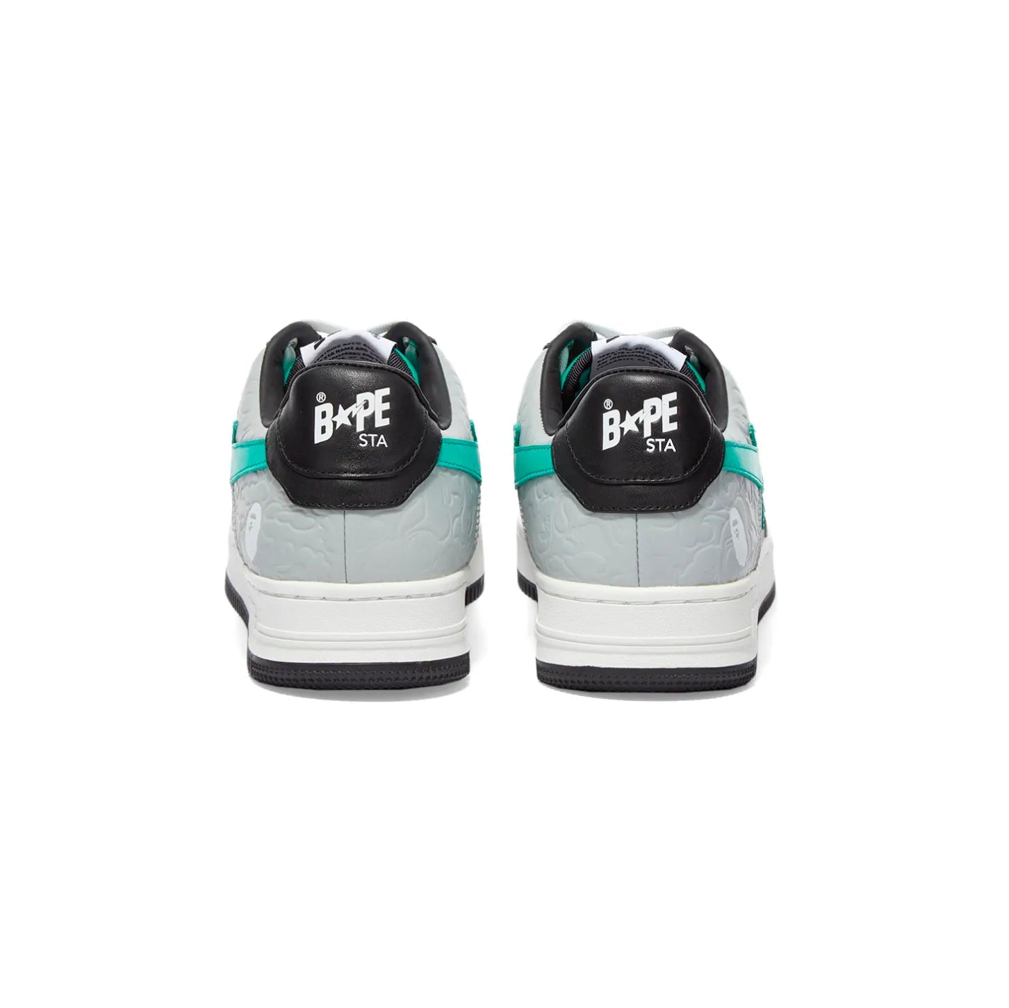 Sneaker A Bathing Ape STA Low Grau Schwarz Türkis