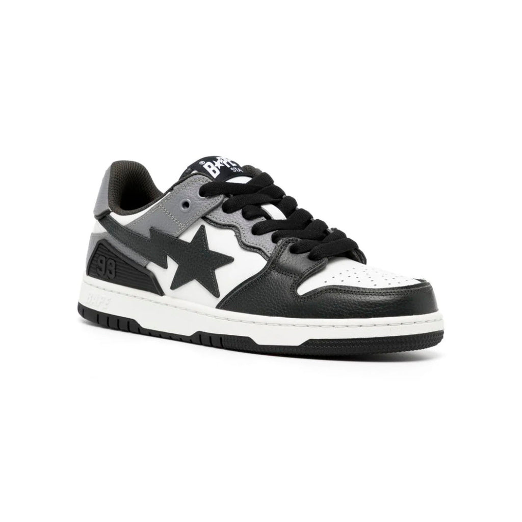 Sneaker A Bathing Ape SK8 STA #5 Weiß Schwarz Grau