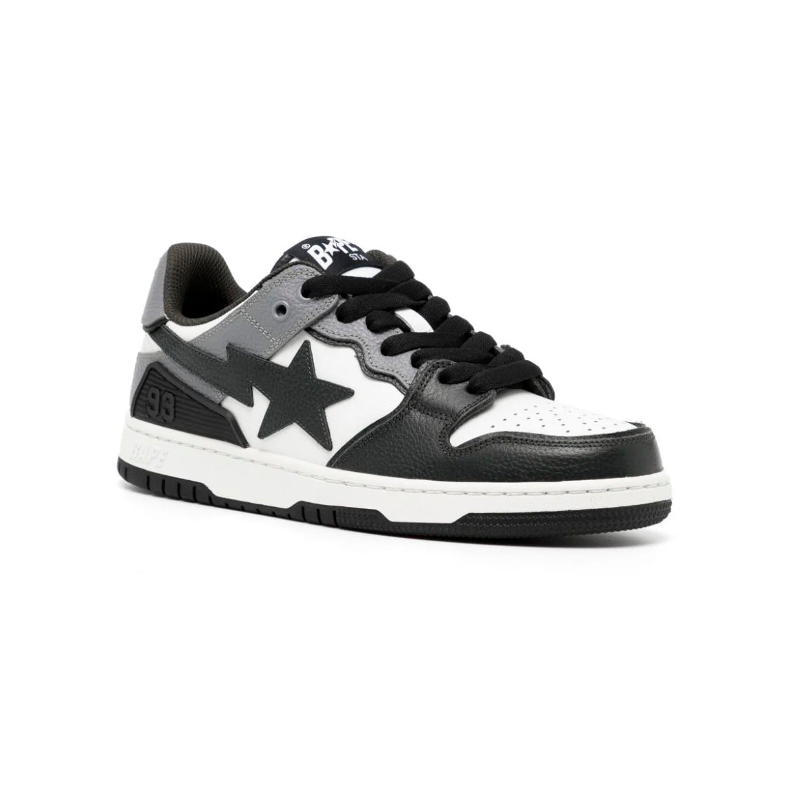 Sneaker A Bathing Ape SK8 STA #5 Weiß Schwarz Grau