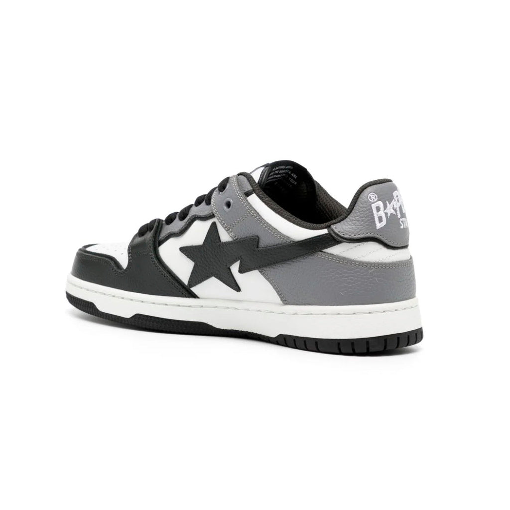 Sneaker A Bathing Ape SK8 STA #5 Weiß Schwarz Grau