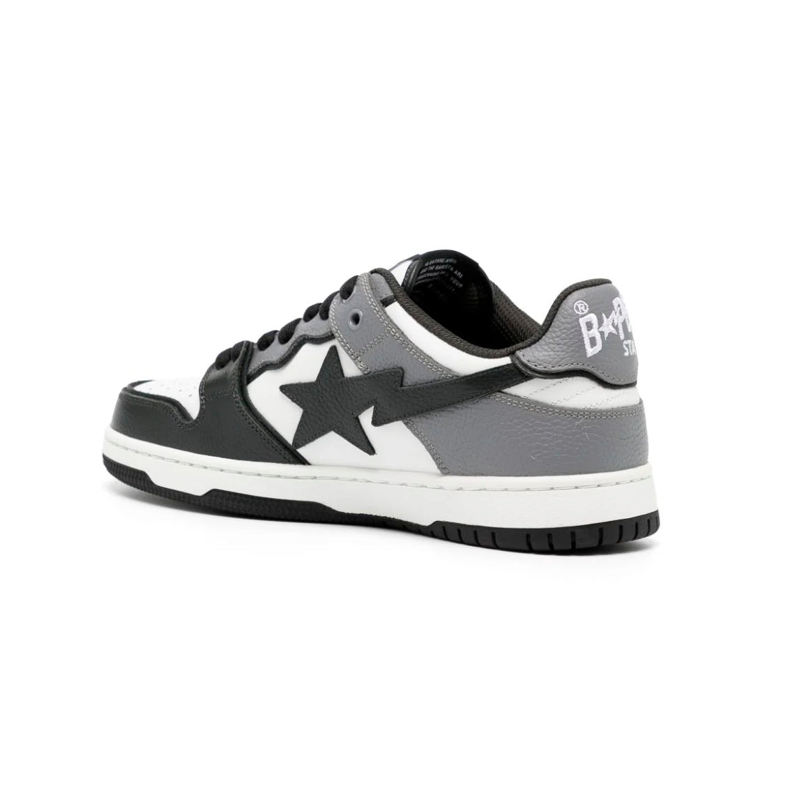 Sneaker A Bathing Ape SK8 STA #5 Weiß Schwarz Grau