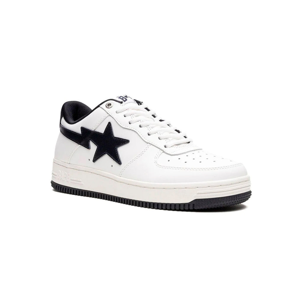 Sneaker A Bathing Ape x JJJJound Bapesta Weiß Schwarz