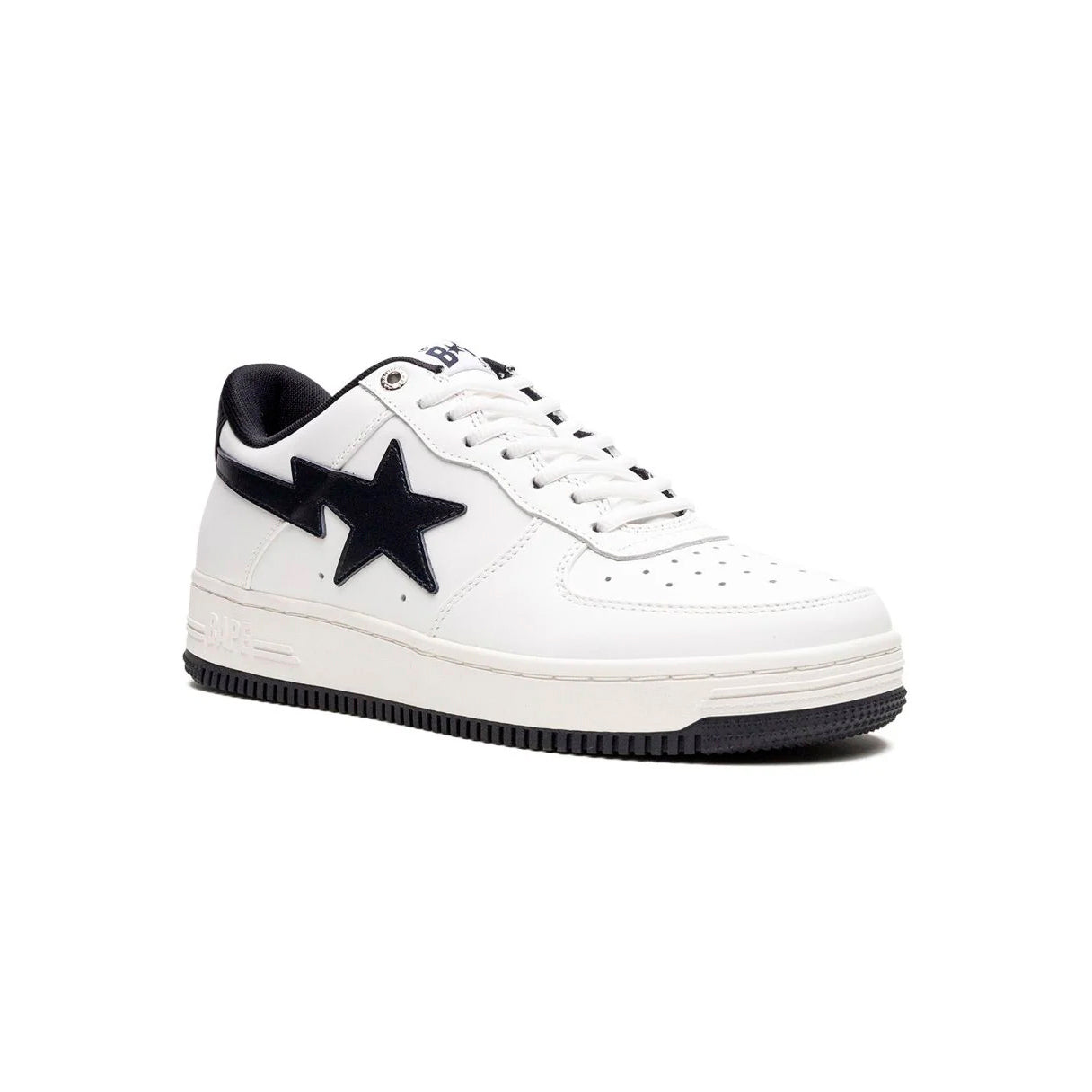 Sneaker A Bathing Ape x JJJJound Bapesta Weiß Schwarz