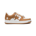 Sneaker A Bathing Ape SK8 STA Low Beige Weiß
