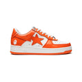 Sneaker A Bathing Ape SK8 STA Low Orange Weiß