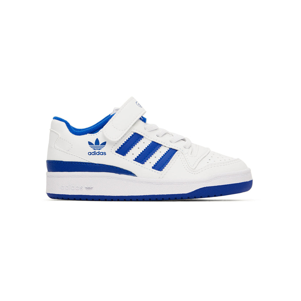 Adidas Forum Low Kinder Weiß und Blau Reale Sneaker