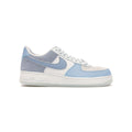 Nike Air Force 1 Low Hellblau Armory und Weiß in Leder und Scamosciato