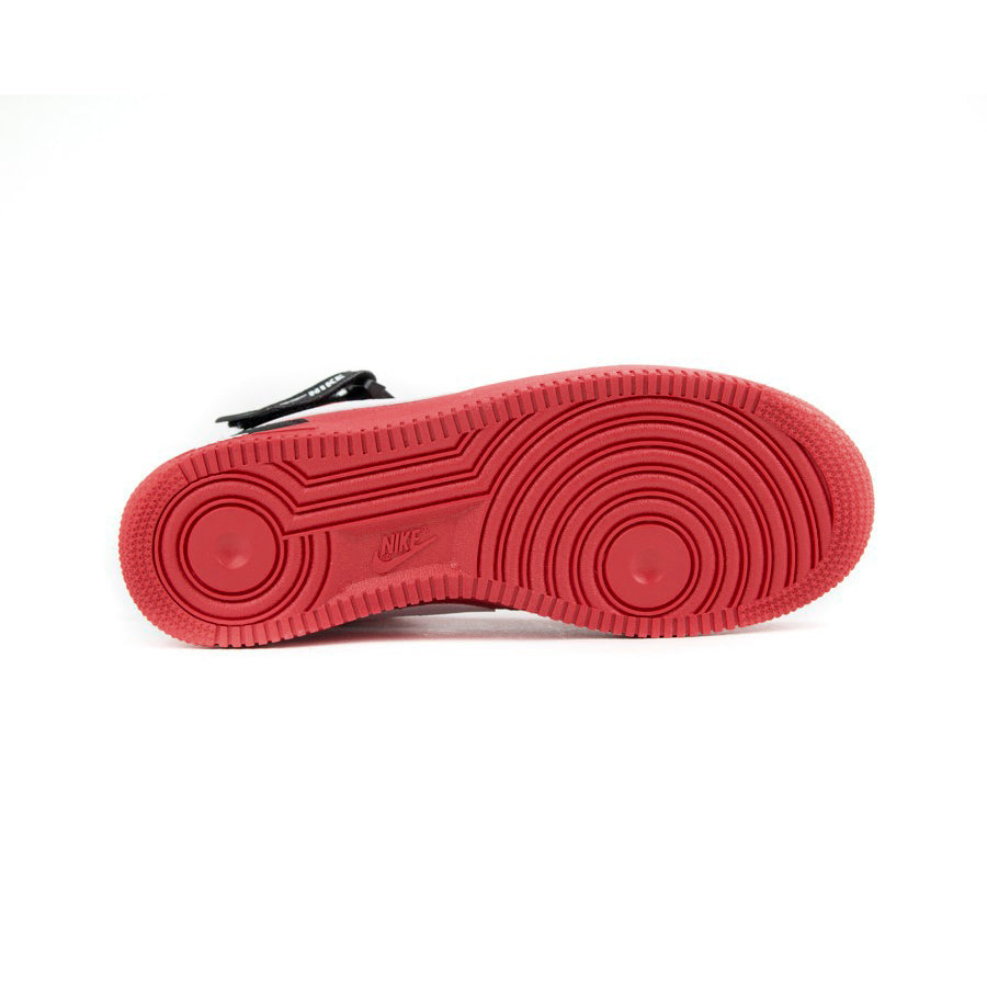 Nike Air Force 1 Mid '07 Rot Universitäts mit Swoosh Weiß