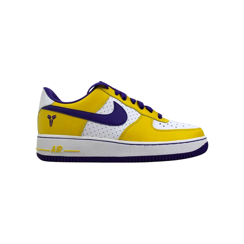 Nike Air Force 1 Low GS Gelb und Violett Kobe Bryant Edition 2009