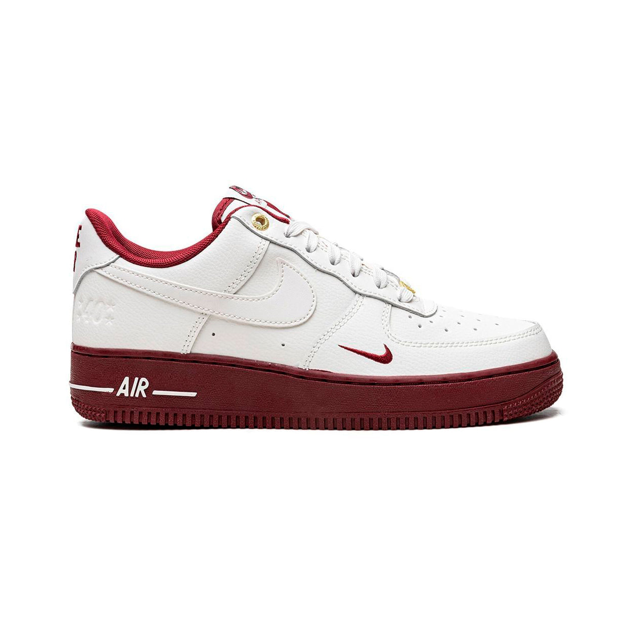 Nike Air Force 1 Low 40® Anniversario Weiß und Rot Team