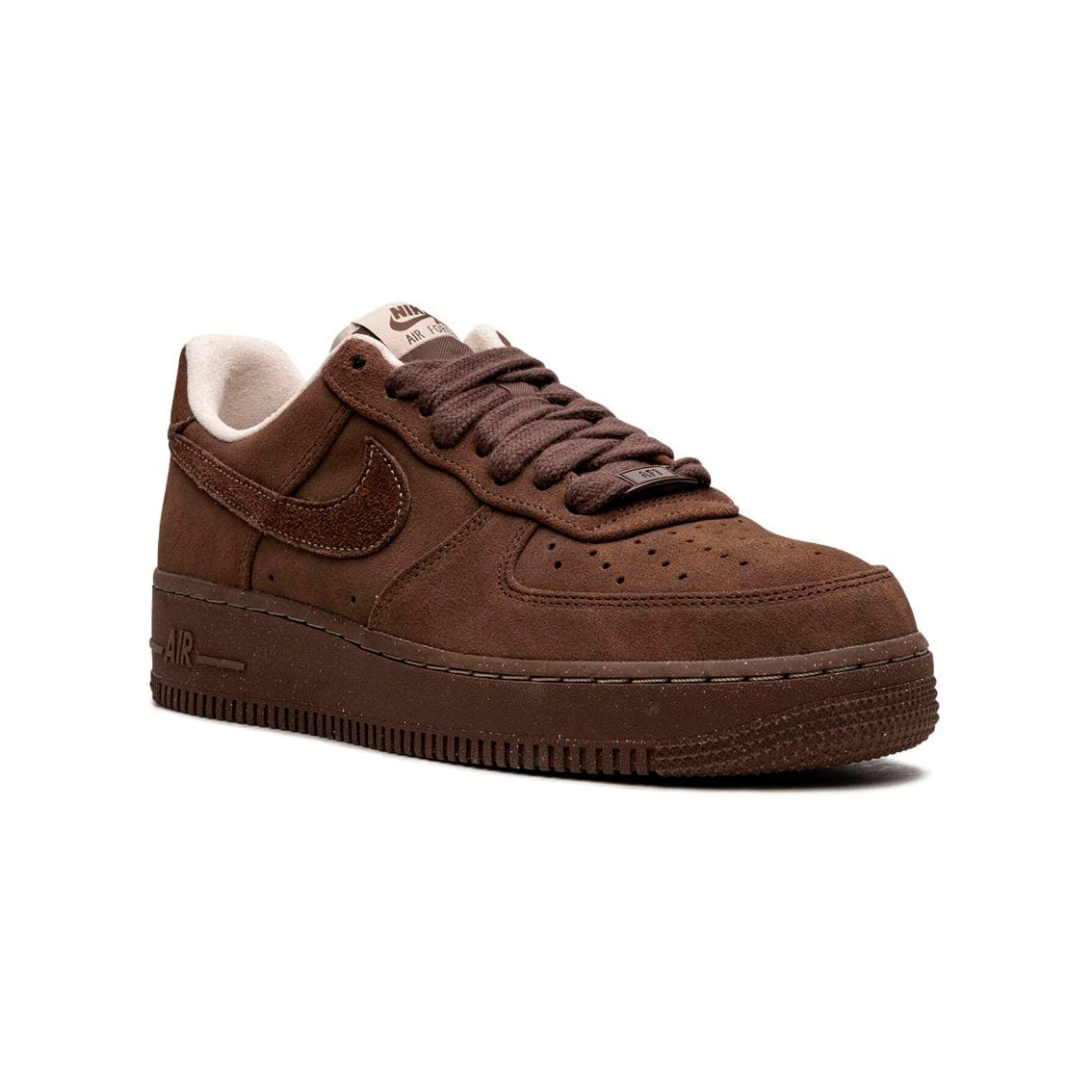 Nike Air Force 1 Low Cacao Braun in Leder Scamosciata