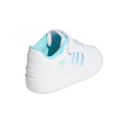 Adidas Forum Low Bambina Weiß mit Details Iridescenti