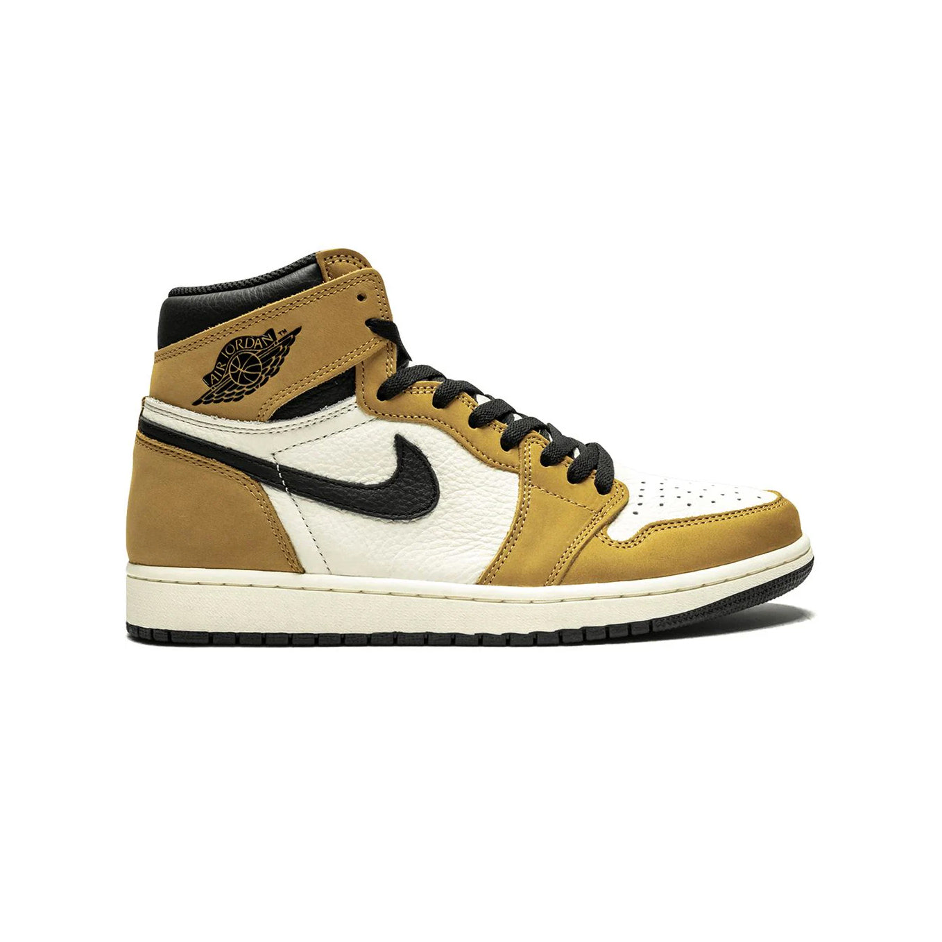 Nike Air Jordan 1 Retro High Rookie Of The Year Gold Schwarz Weiß