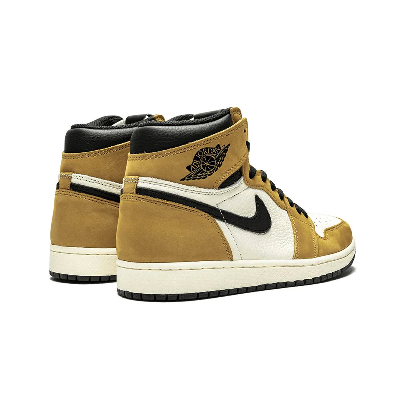 Nike Air Jordan 1 Retro High Rookie Of The Year Gold Schwarz Weiß