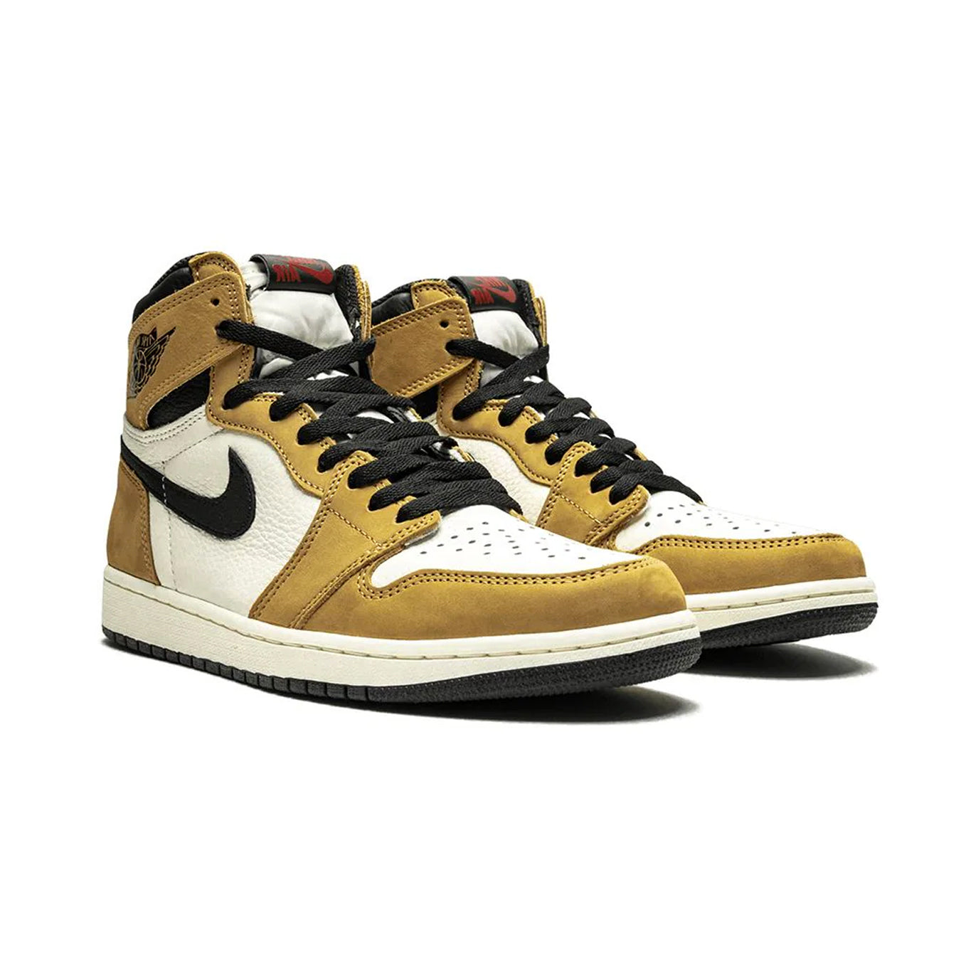 Nike Air Jordan 1 Retro High Rookie Of The Year Gold Schwarz Weiß