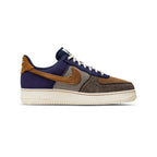 Nike Air Force 1 '07 Premium Tweed Blau Navy und Braun