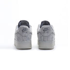 Nike Air Force 1 Low Grau Lupo Dunkel in Leder Scamosciata