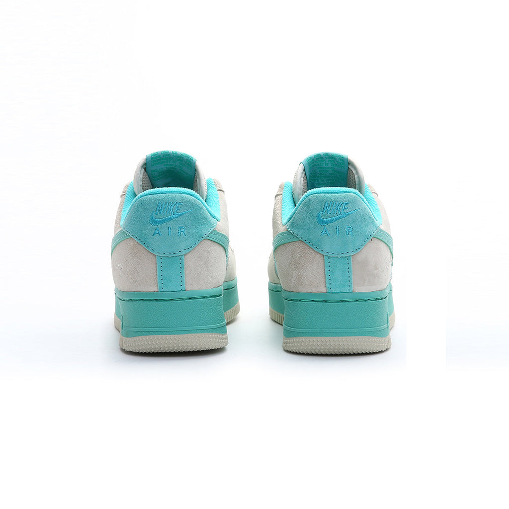 Nike Air Force 1 Low Sabbia mit Swoosh Tiffany Blau Acqua