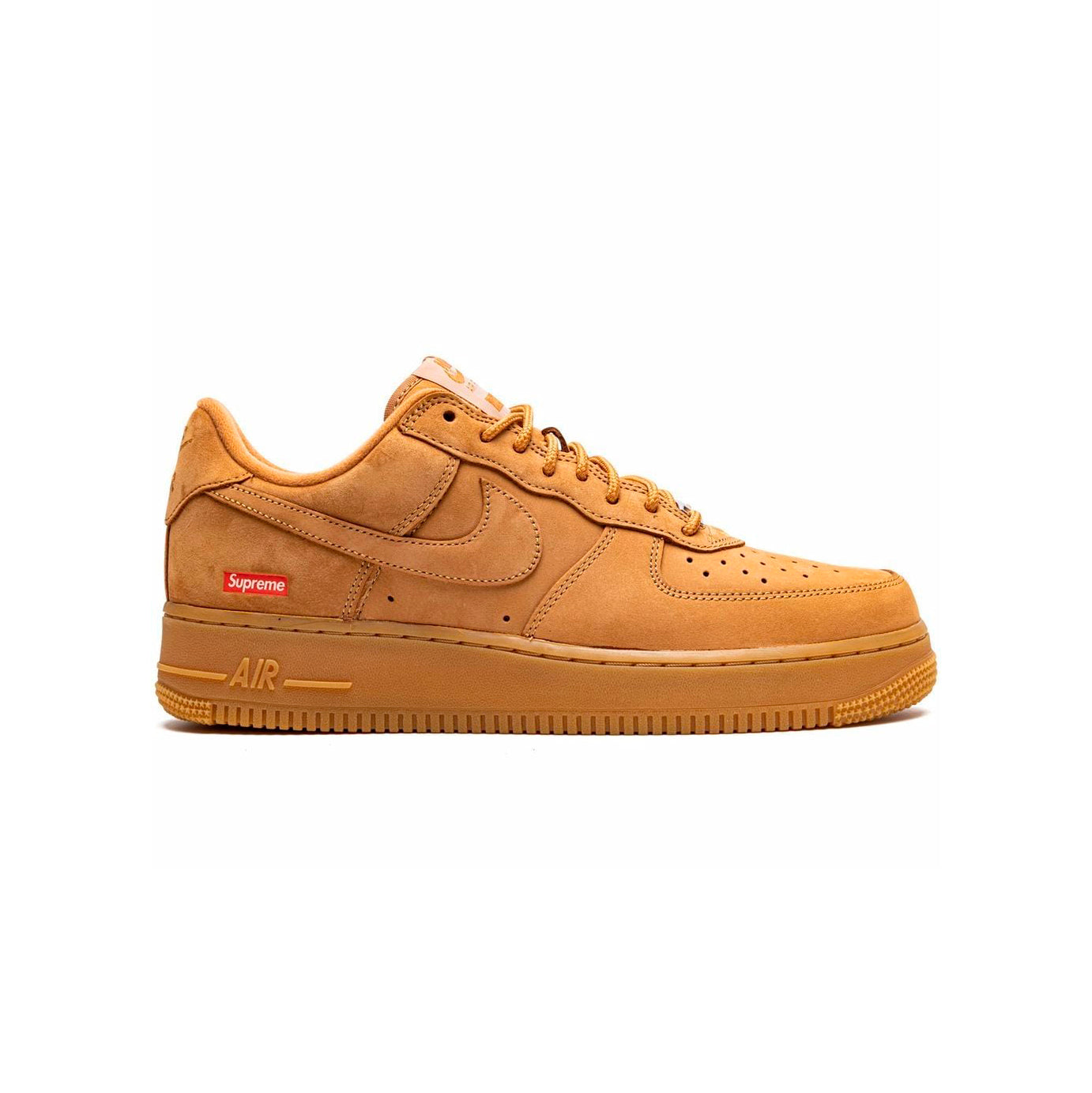 Nike Air Force 1 Low Camel mit Details Supreme Rot