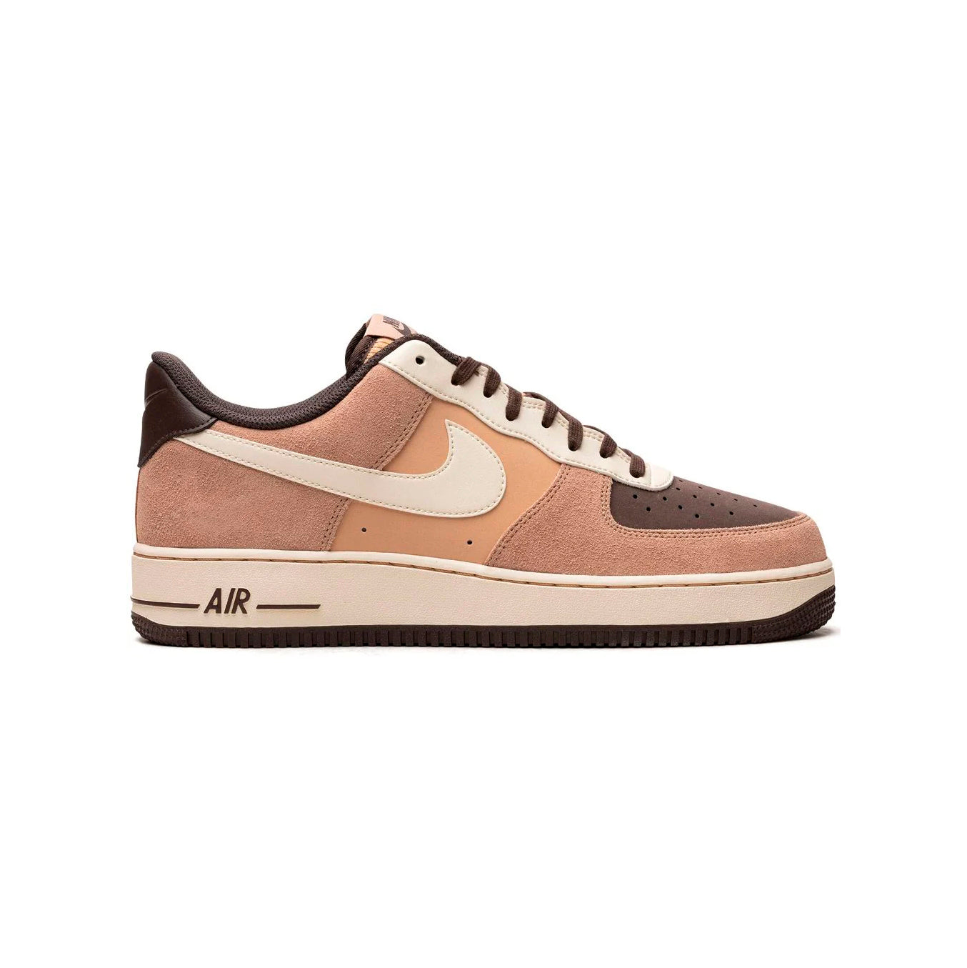 Nike Air Force 1 Low Braun Cocco und Latte aus Cocco in Leder Scamosciata